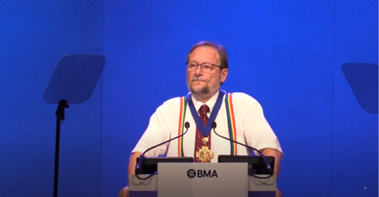 Watch chair of council Phil Banfield address representatives at ARM 2023