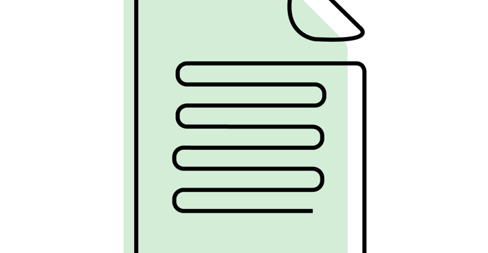 generic green document article illustration