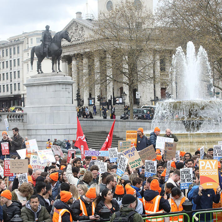 juniors strike traf sq